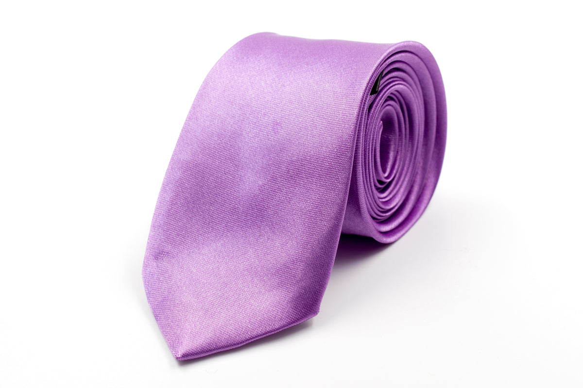 Men Slim Tie - Purple