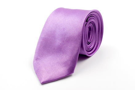 Men's Slim Tie - Purple