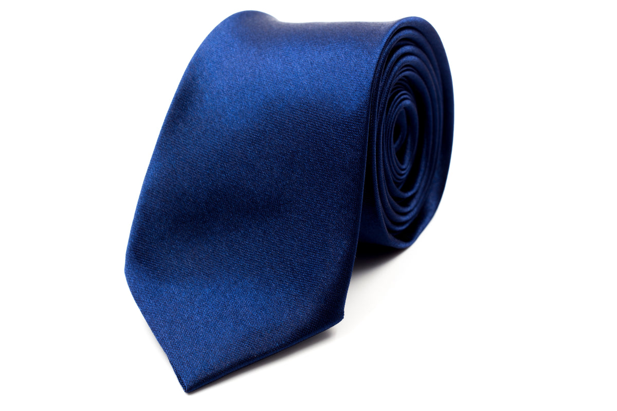 Men Skinny Tie - Egyptian Navy Blue