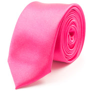 Men's Skinny Tie - Hot Pink