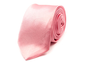 Men Skinny Tie - Dusty Pink