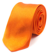 Men's Skinny Tie - Orange