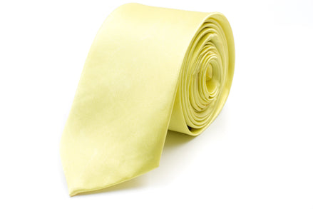 Men's Skinny Tie - Yellow