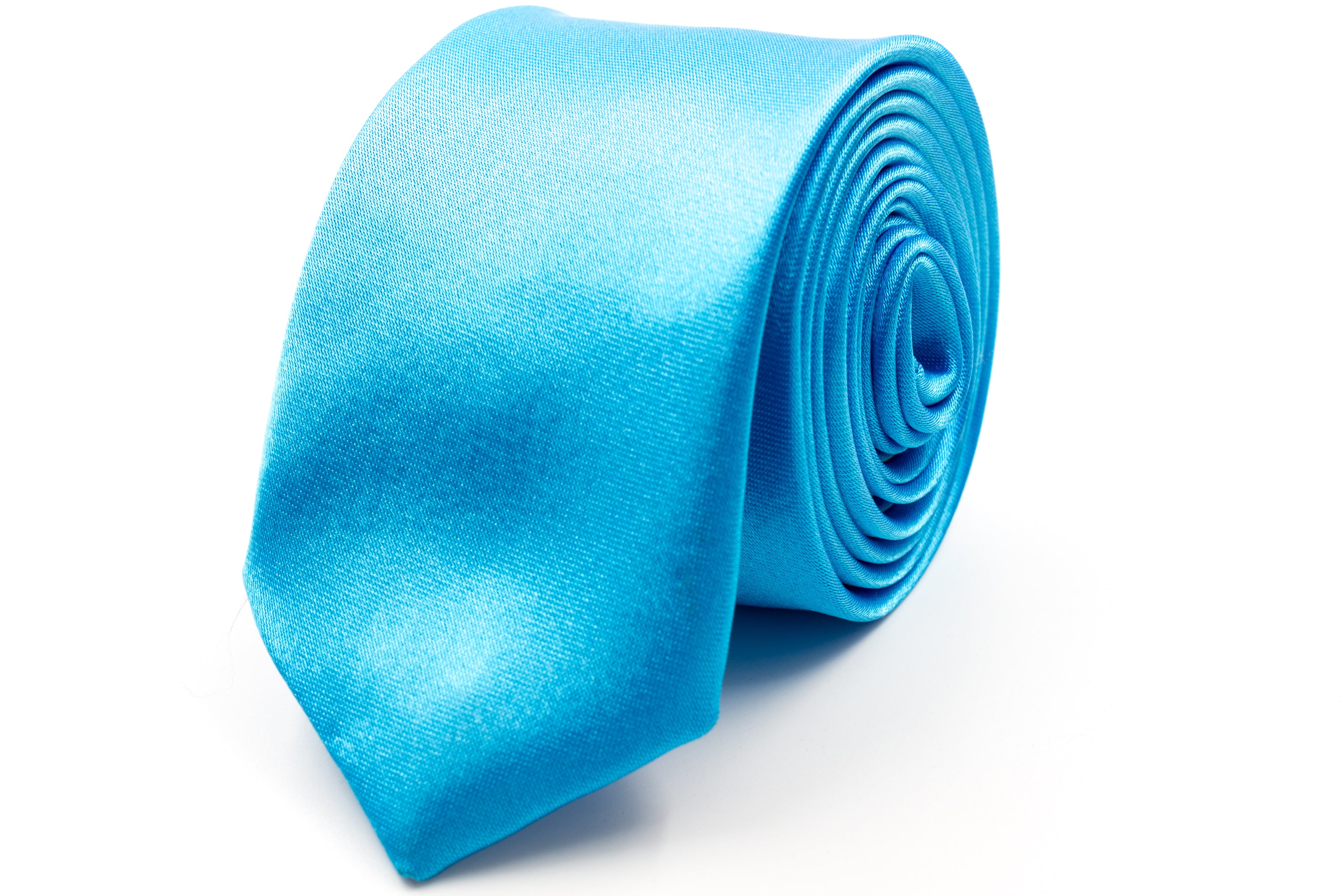 Men's Skinny Tie - Aqua