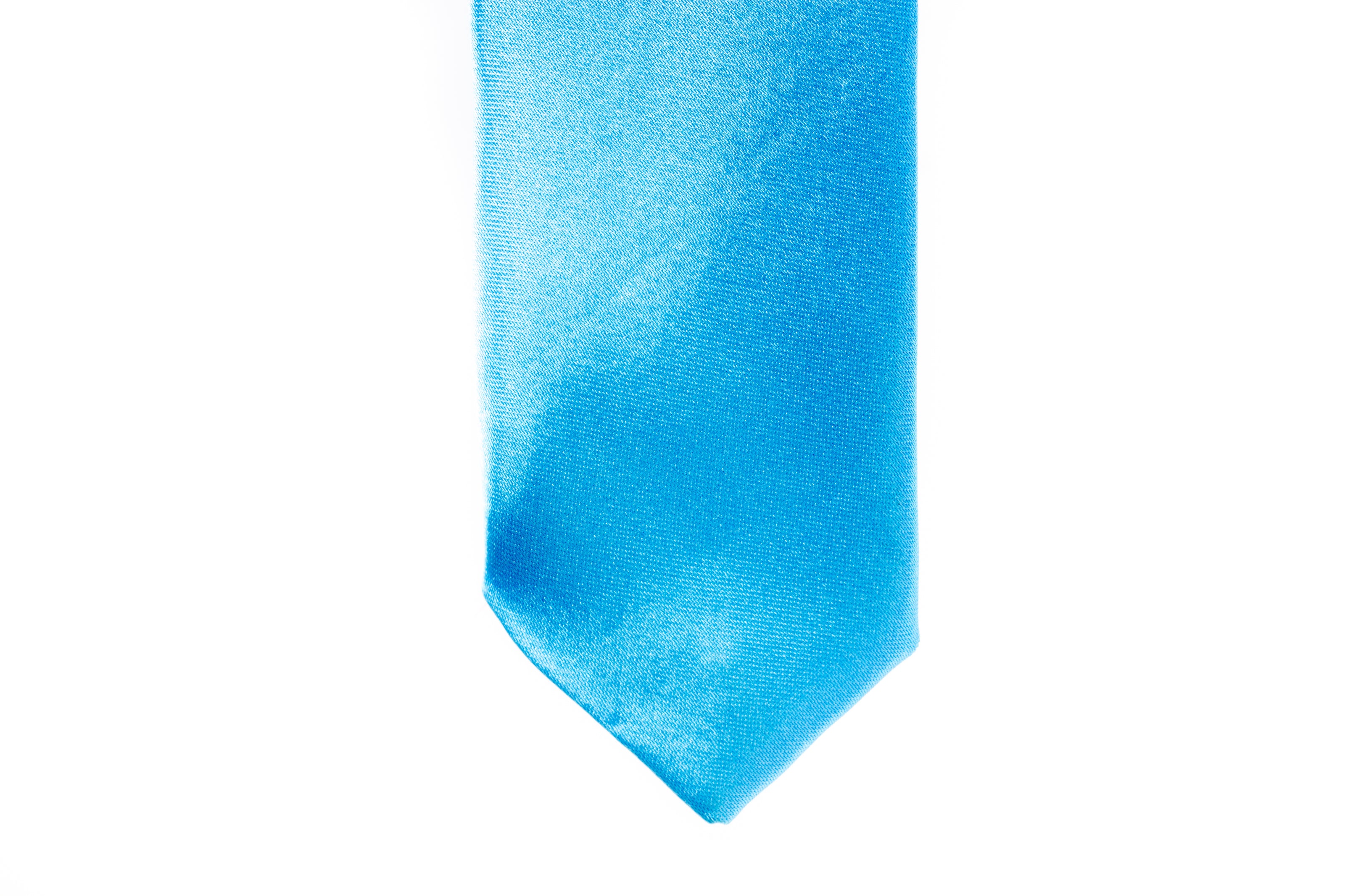 Men's Skinny Tie - Aqua