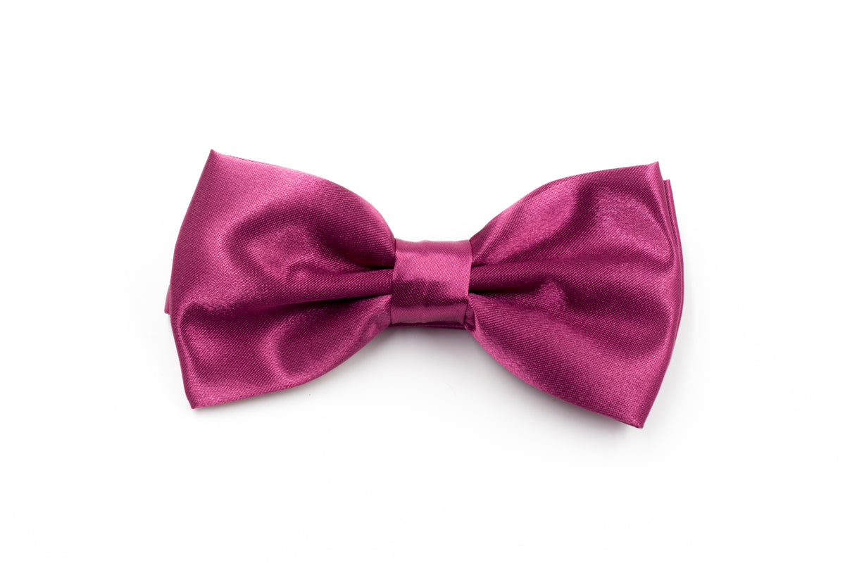 Mens Bow Tie - Plum