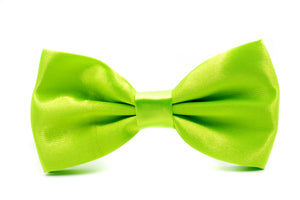 Mens Bow Tie - Lime Green