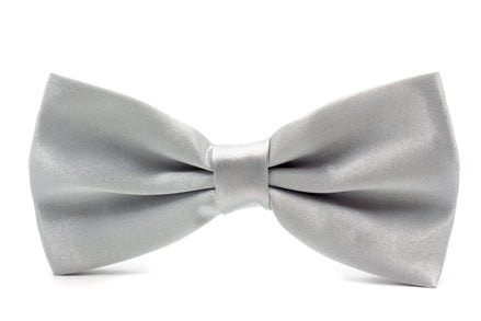 Men's Bow Tie - Silver
