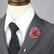 Chrysanthemum Lapel Pin - Dusty Pink