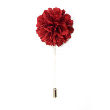 Chrysanthemum Lapel Pin - Red