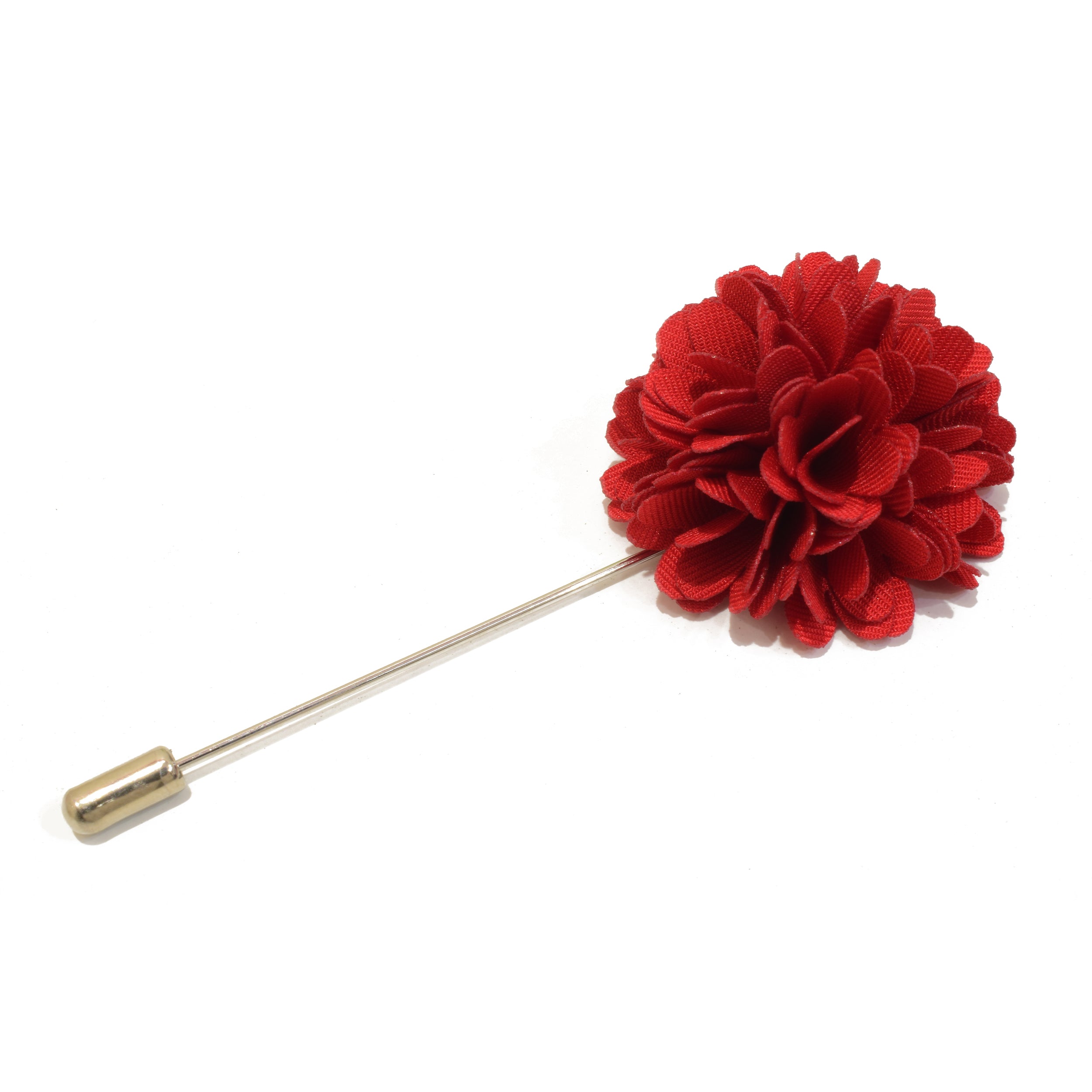 Chrysanthemum Lapel Pin - Red