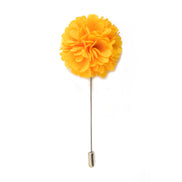 Chrysanthemum Lapel Pin - Yellow