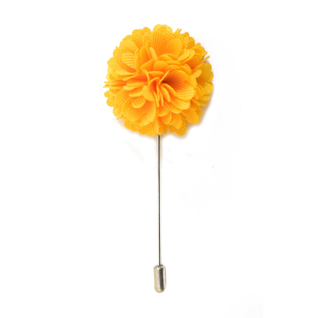 Chrysanthemum Lapel Pin - Yellow