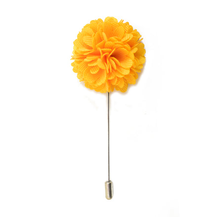 Chrysanthemum Lapel Pin - Yellow