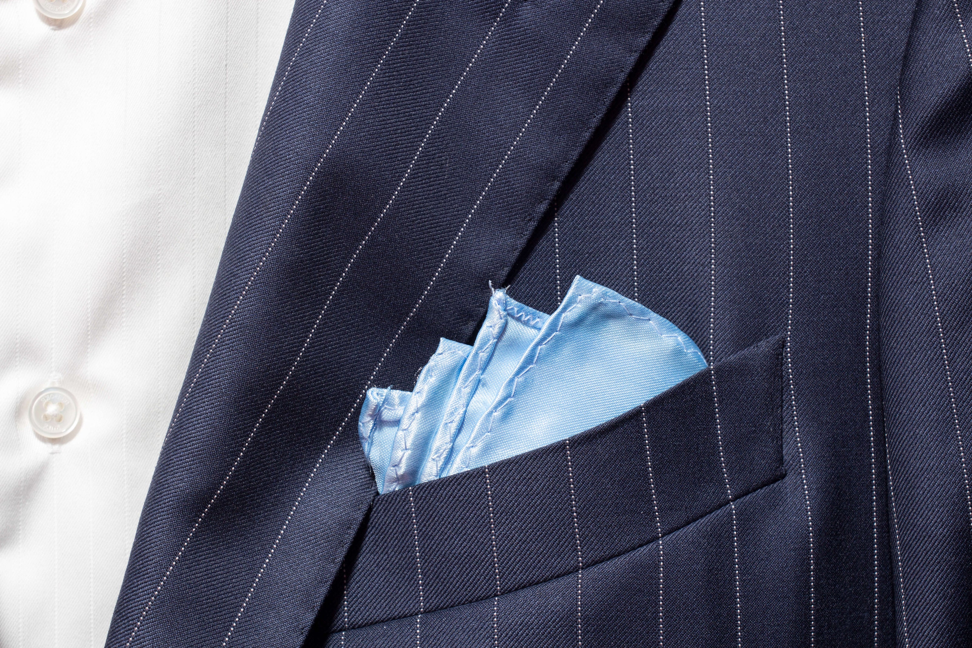 Pocket Square - Light Blue