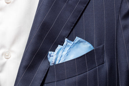 Pocket Square - Light Blue