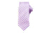 Men's Skinny Tie - White Multi Stripe
