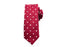 Men's Skinny Tie - Burgundy/White Polka Dot