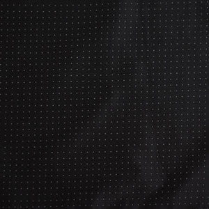 Mens Neck Tie - Black Micro Polkadot