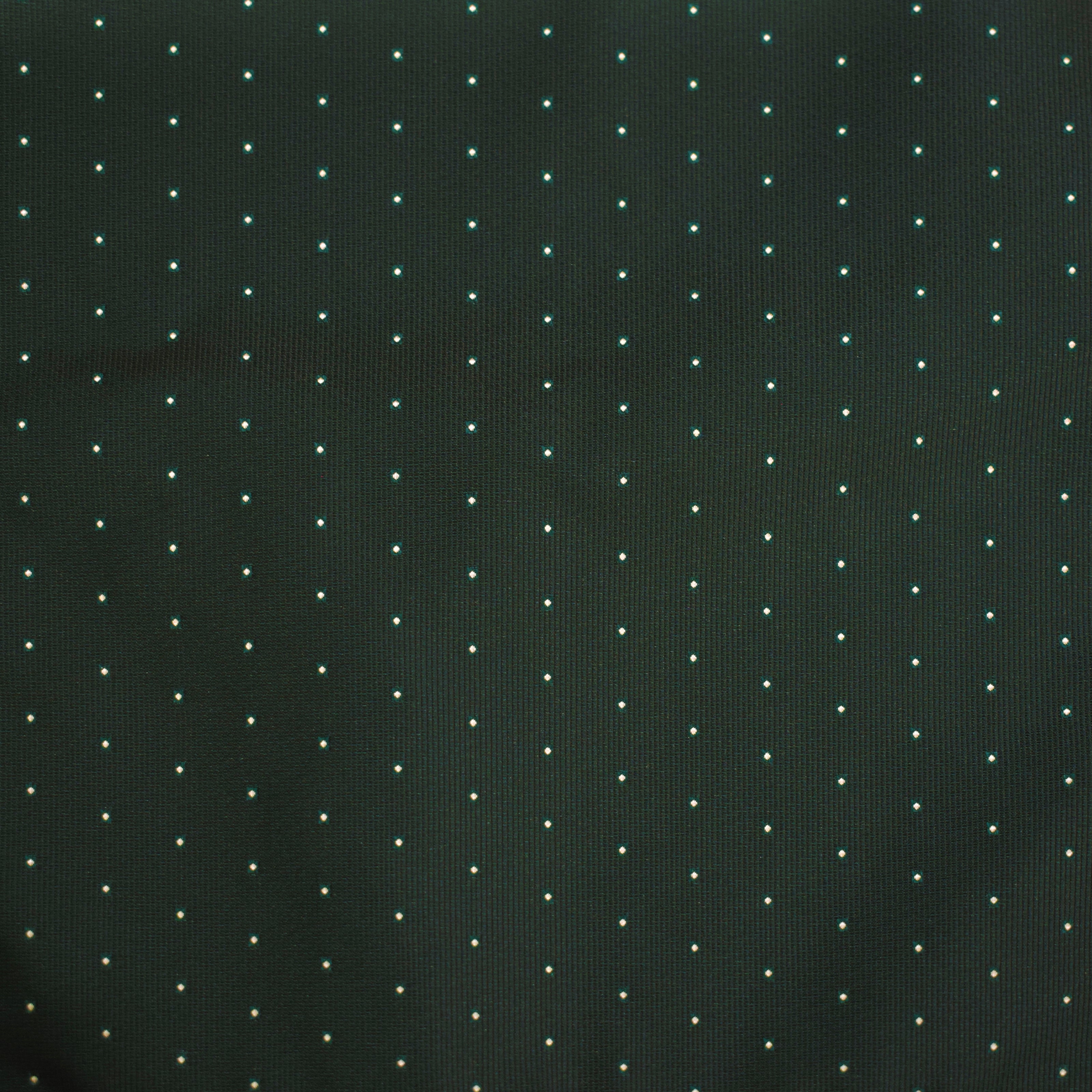 Men's Neck Tie - Emerald Green Micro Polkadot