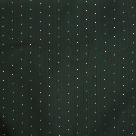 Men's Neck Tie - Emerald Green Micro Polkadot