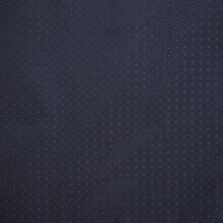 Boys' Tie - Navy Green Micro Polkadot