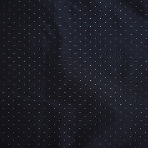 Bow Tie - Navy Pink Micro Polkadot