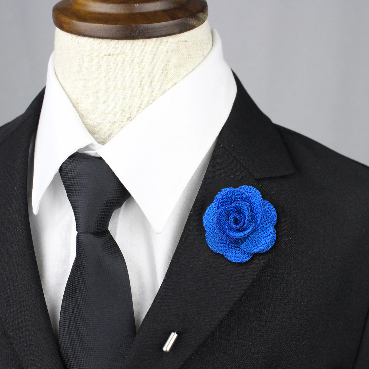 Petal Lapel Pin - Blue