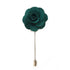 Petal Lapel Pin - Emerald Green
