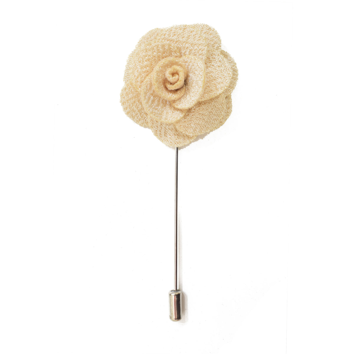 Petal Lapel Pin - Ivory