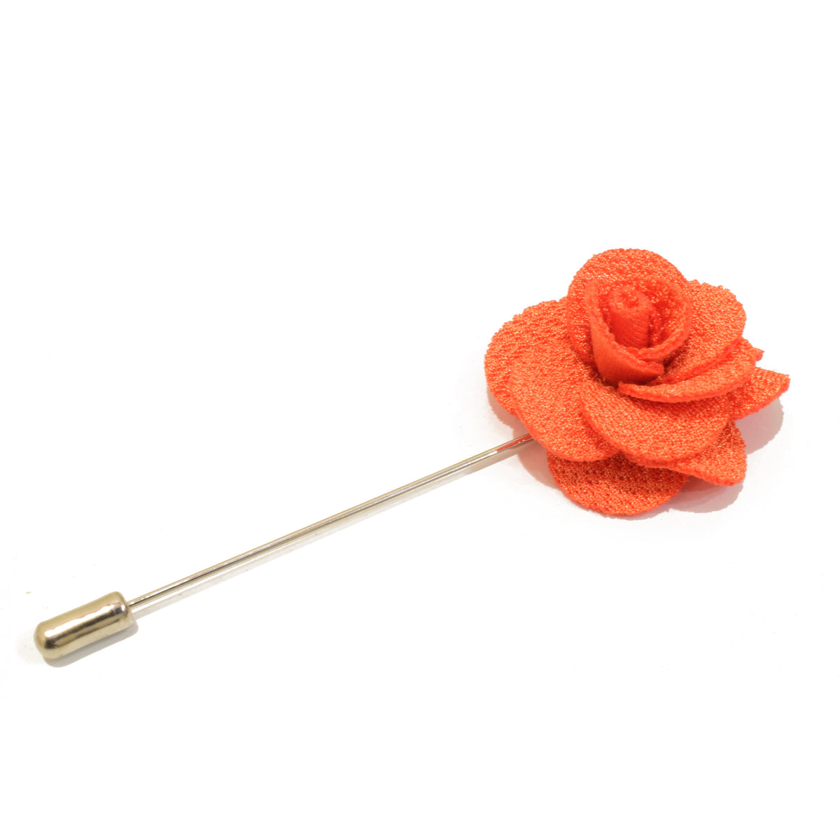 Petal Lapel Pin - Orange