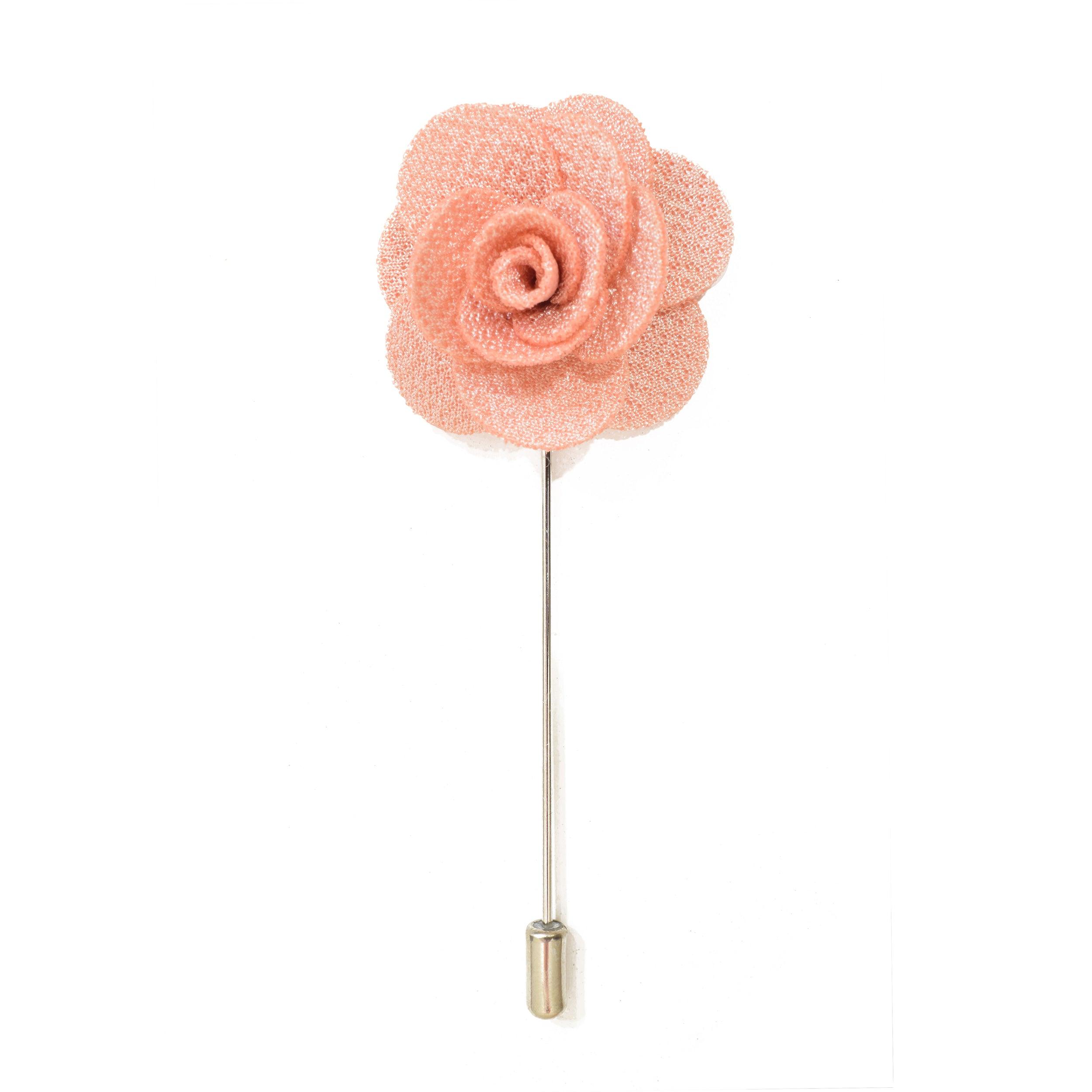 Petal Lapel Pin - Peach - Suit Lab