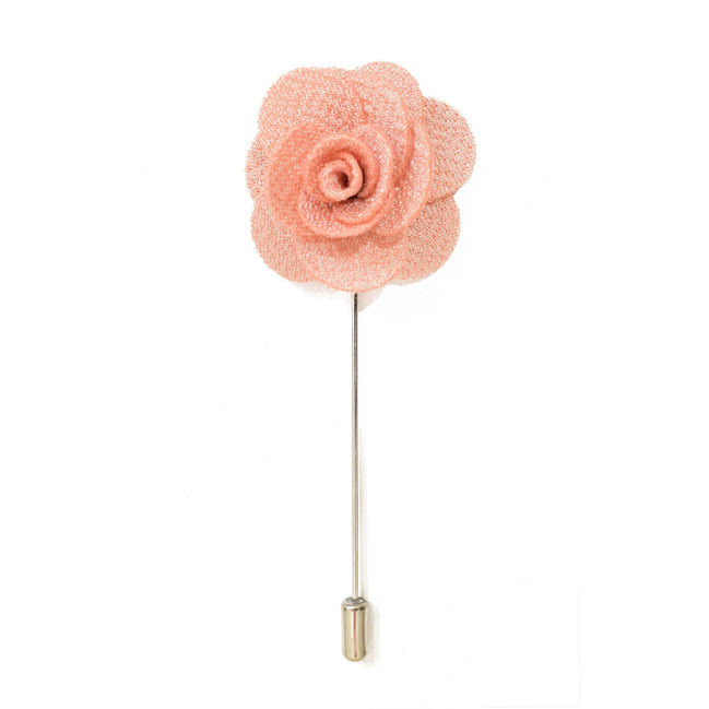 Petal Lapel Pin - Peach - Suit Lab