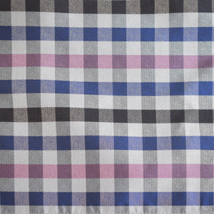 Mens Neck Tie - Pink Multi Checkered