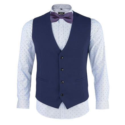 Mens Dark Horse Navy 4 Piece Suit