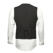 Mens Matte Black 4 Piece Suit