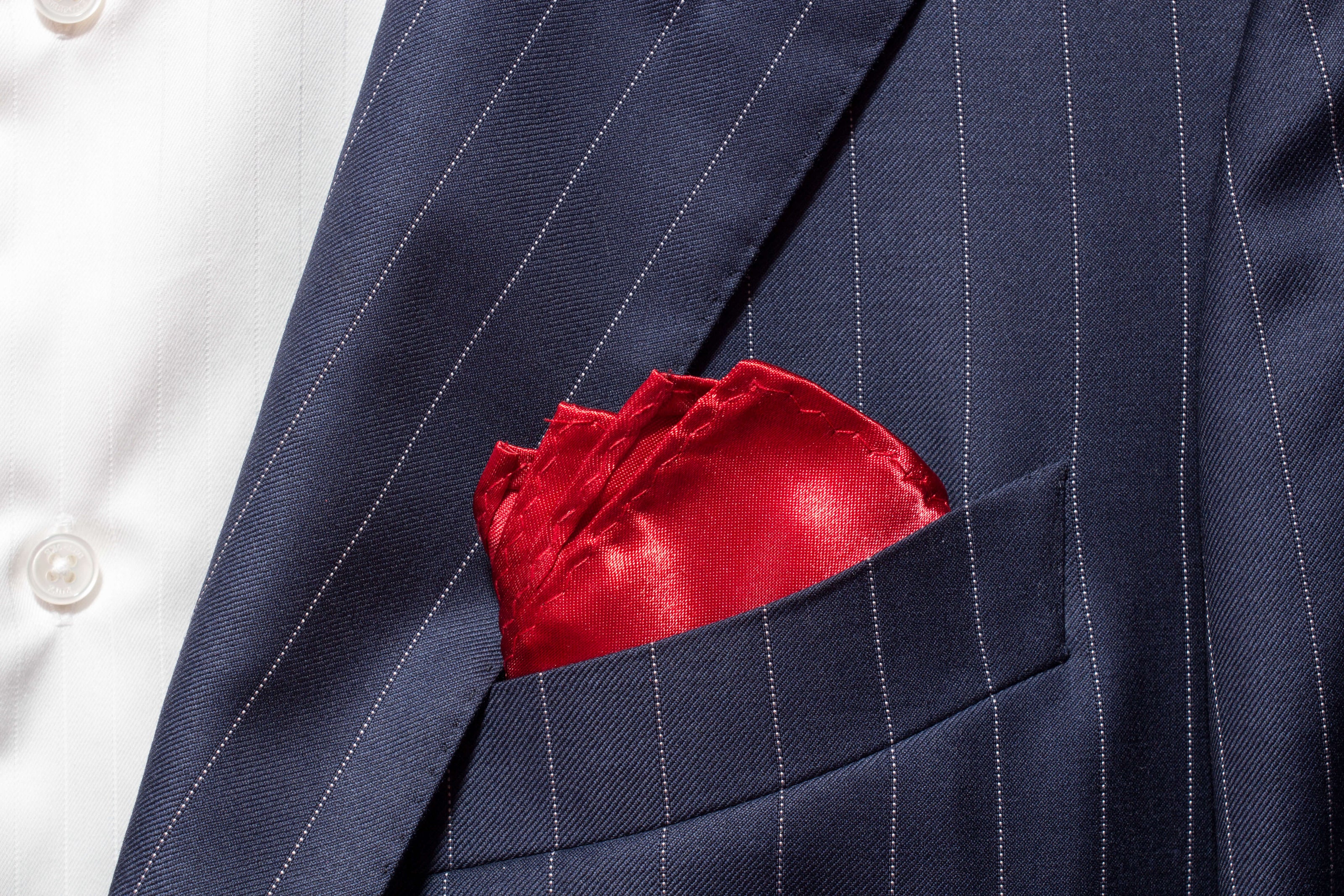 Pocket Square - Red