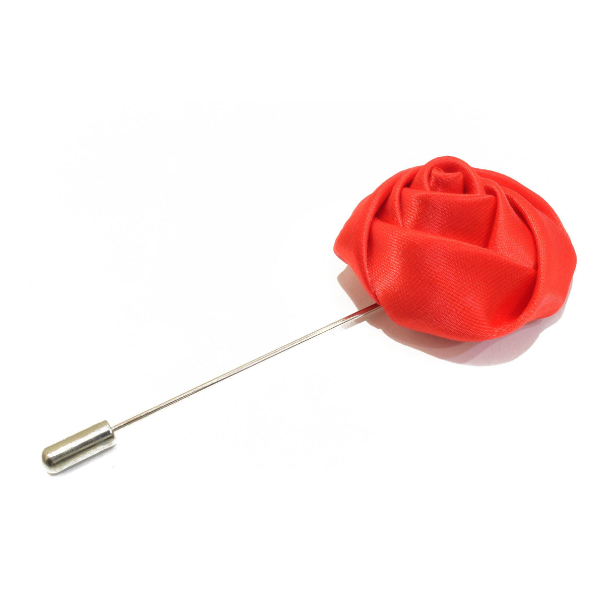 Rose Lapel Pin - Orange - Suit Lab