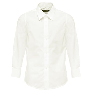 Boys Off-White Formal Shirt - Suit Lab