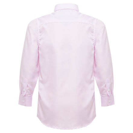 Boys Pink Striped Formal Shirt - Suit Lab