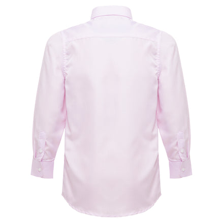 Boys Pink Striped Formal Shirt - Suit Lab