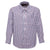 Boys Black and Burgundy Checkered Formal Shirt - Suit Lab