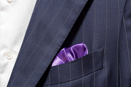 Pocket Square - Violet Purple