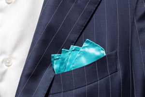 Pocket Square - Aqua