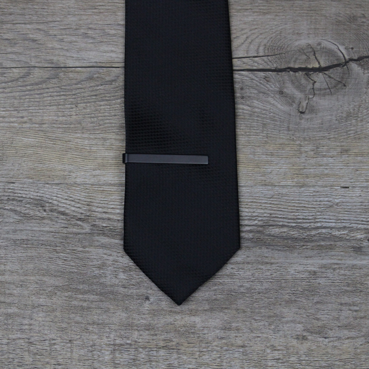 Tie Bar Clip - Matte Black Tie Bar - Suit Lab