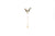 Bronze Deer Head Lapel Pin