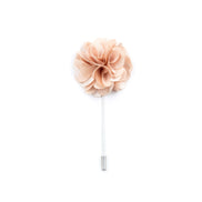 Chrysanthemum Lapel Pin - Champagne
