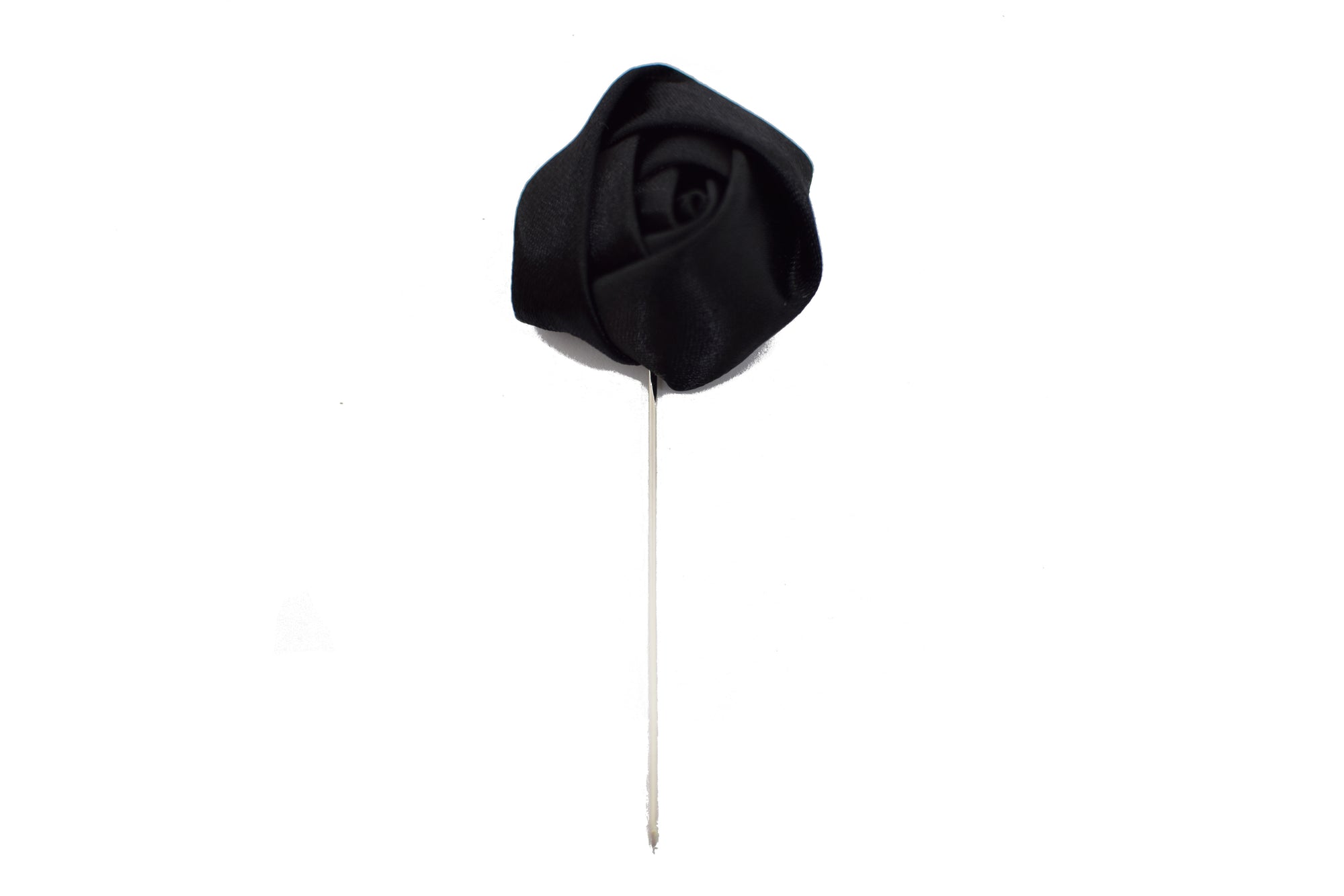 Lapel Pin - Rose Black