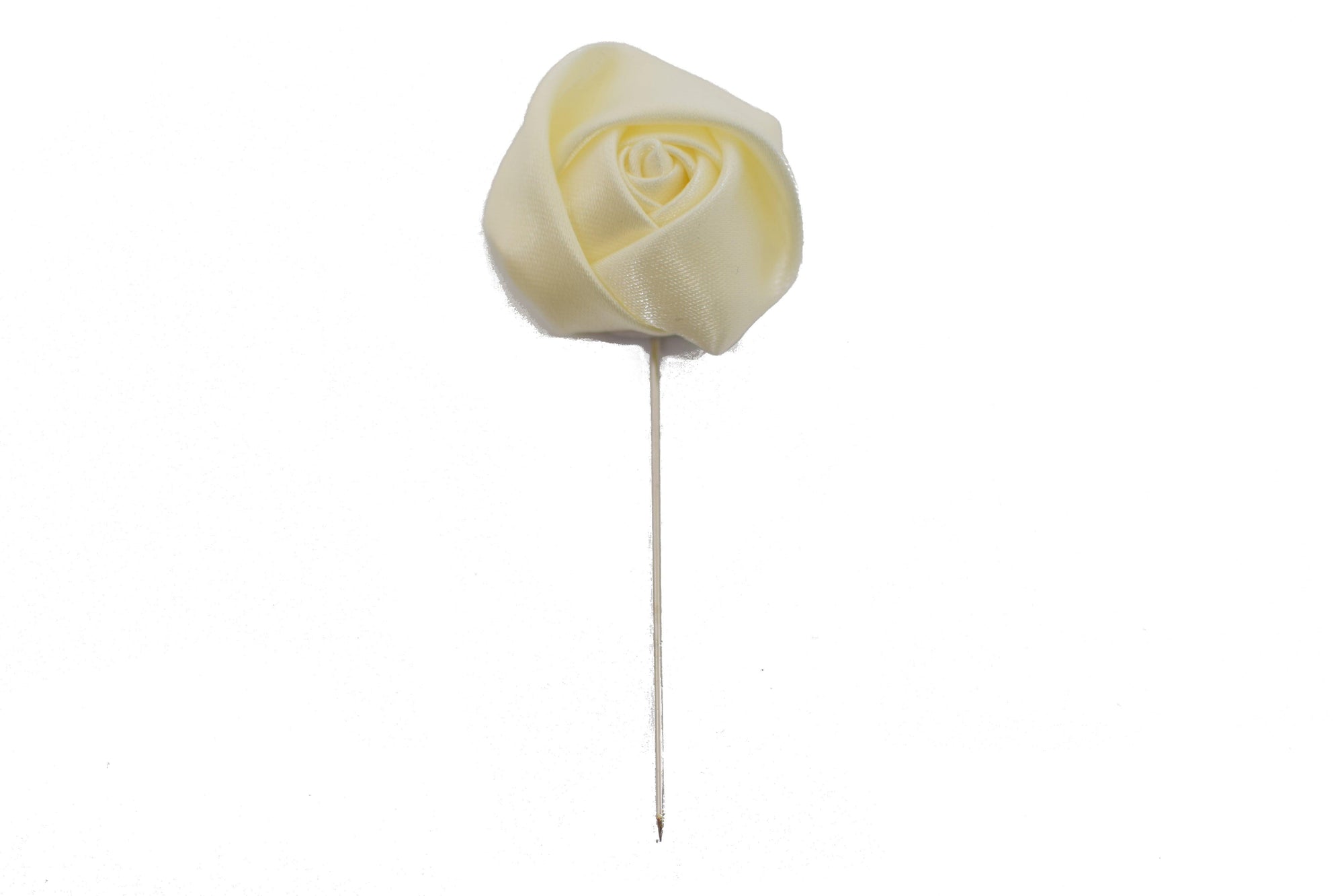 Lapel Pin - Rose Off White - Suit Lab
