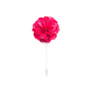 Chrysanthemum Lapel Pin - Hot Pink